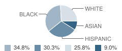 St Gregory High School Student Race Distribution