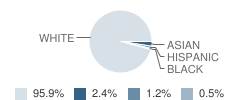 Holland Christian High School Student Race Distribution