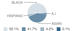 Sister Clara Muhammad School Student Race Distribution