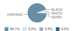 Father Yermo High School Student Race Distribution