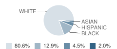 Highland Park Elementary School Student Race Distribution