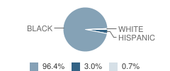 Donald Elementary School Student Race Distribution