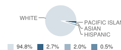 Atkins Elementary School Student Race Distribution
