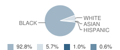 Whitten Elementary School Student Race Distribution