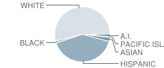 Oakdale Jr. High School Student Race Distribution