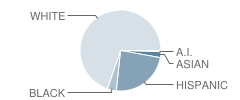 Corona Foothills Middle School Student Race Distribution