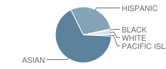 Ramblewood Elementary School Student Race Distribution