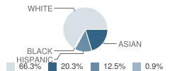 Donald L. Rheem Elementary School Student Race Distribution