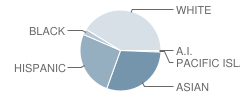 Gussie M. Baker Elementary School Student Race Distribution