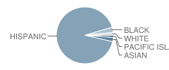 John Dolland Elementary School Student Race Distribution