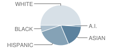 Escondido Elementary School Student Race Distribution