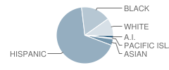 San Rafael Elementary School Student Race Distribution