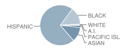Montalvin Manor Elementary School Student Race Distribution