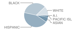 John Cabrillo Elementary School Student Race Distribution