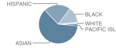 Susan B. Anthony Elementary School Student Race Distribution