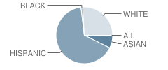 Glen Yermo Elementary School Student Race Distribution