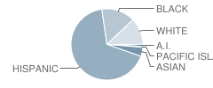 San Gorgonio High School Student Race Distribution