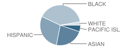 El Dorado Elementary School Student Race Distribution