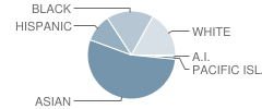 Lakeshore Elementary School Student Race Distribution