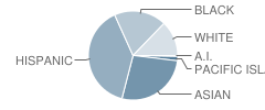 San Leandro High School Student Race Distribution