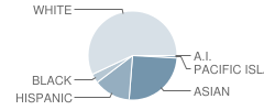 Iron Horse Middle School Student Race Distribution