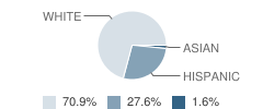 Valley Home Elementary School Student Race Distribution
