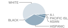 Glen Edwards Middle School Student Race Distribution