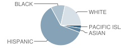 Juan Cabrillo Elementary School Student Race Distribution