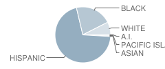 Val Verde High School Student Race Distribution