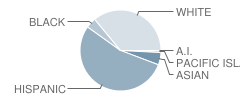 Mission Valley Elementary School Student Race Distribution