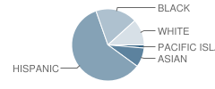 Cabrillo Elementary School Student Race Distribution