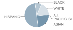 Melville S. Jacobson Elementary School Student Race Distribution