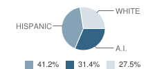 Oak Glen High School Student Race Distribution