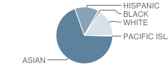 Holly Avenue Elementary School Student Race Distribution