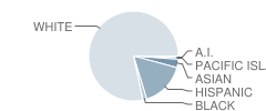 Crest Elementary School Student Race Distribution