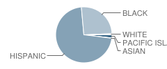 Walton Middle School Student Race Distribution