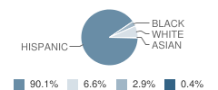 John C. Fremont Elementary School Student Race Distribution