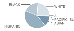 Culver City Middle School Student Race Distribution