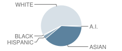 Montclaire Elementary School Student Race Distribution