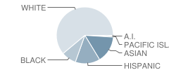 Antelope Crossing Middle School Student Race Distribution