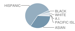 Andrew P. Hill High School Student Race Distribution