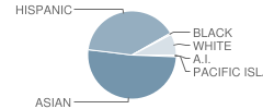 Mesa Robles School Student Race Distribution