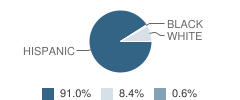 Holtville Junior High School Student Race Distribution