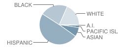 Vista La Mesa Elementary School Student Race Distribution