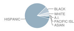 Cabrillo Avenue Elementary School Student Race Distribution