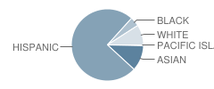 Gledhill Street Elementary School Student Race Distribution