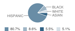 Lankershim Elementary School Student Race Distribution