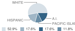 Comptche Elementary School Student Race Distribution