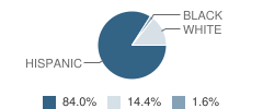 Monaco Elementary School Student Race Distribution