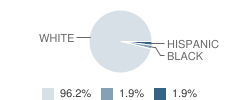 Genoa-Hugo High School Student Race Distribution